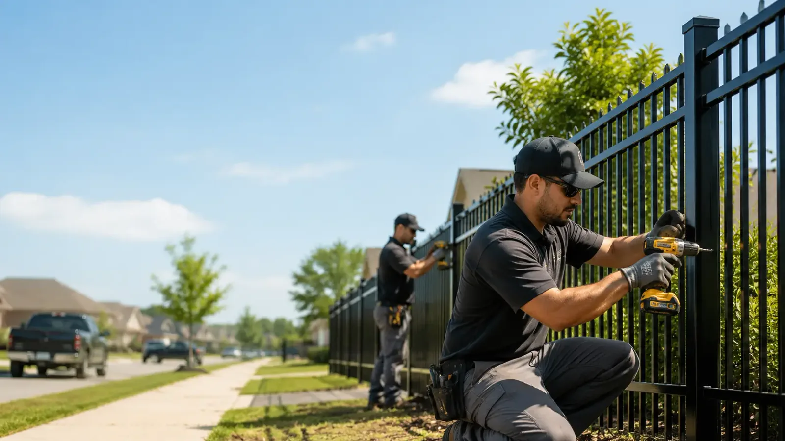 Metal Fence Installation in Paducah, TX